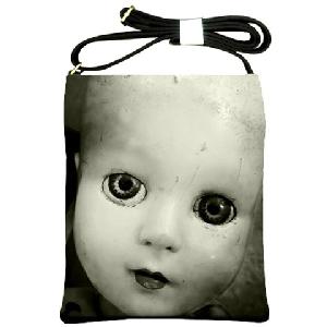 Dollhead Leather Sling Bag Image